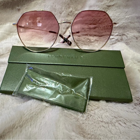Longchamp Accessories - NWOT Longchamp Pink Sunglasses LO154S-724
